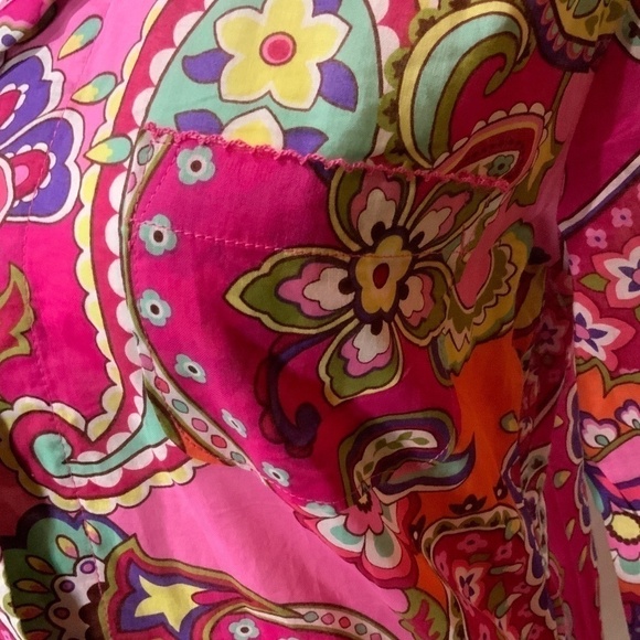 Vera Bradley Floral Paisley Top - EUC - Picture 3 of 8